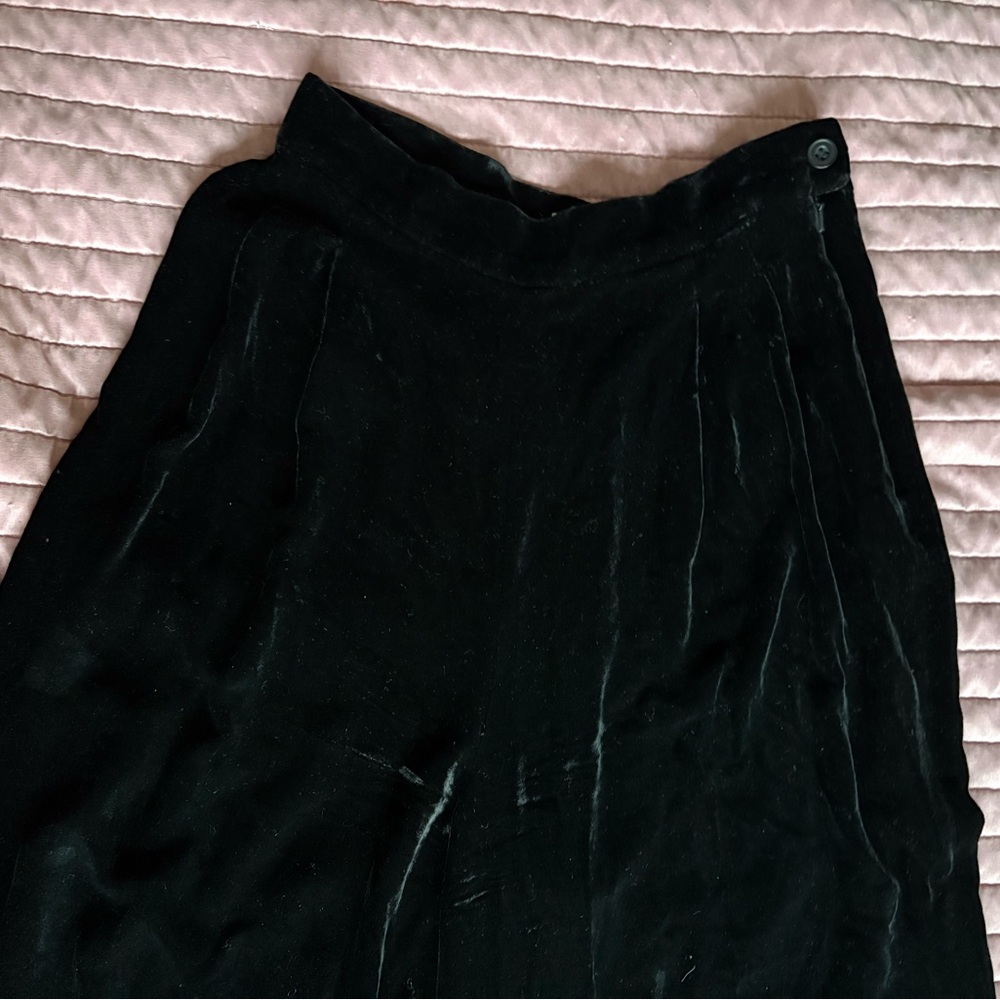 Ann Taylor silk velvet pants - Picture 4 of 7